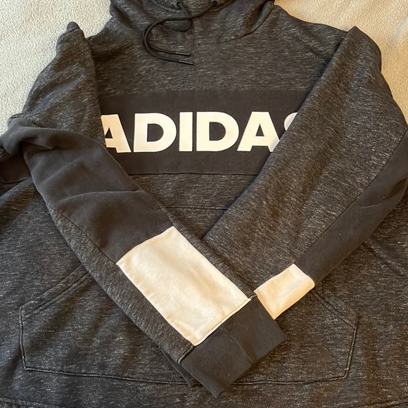 kid’s adidas athletic hoodie (dark gray) - Picture 6 of 9